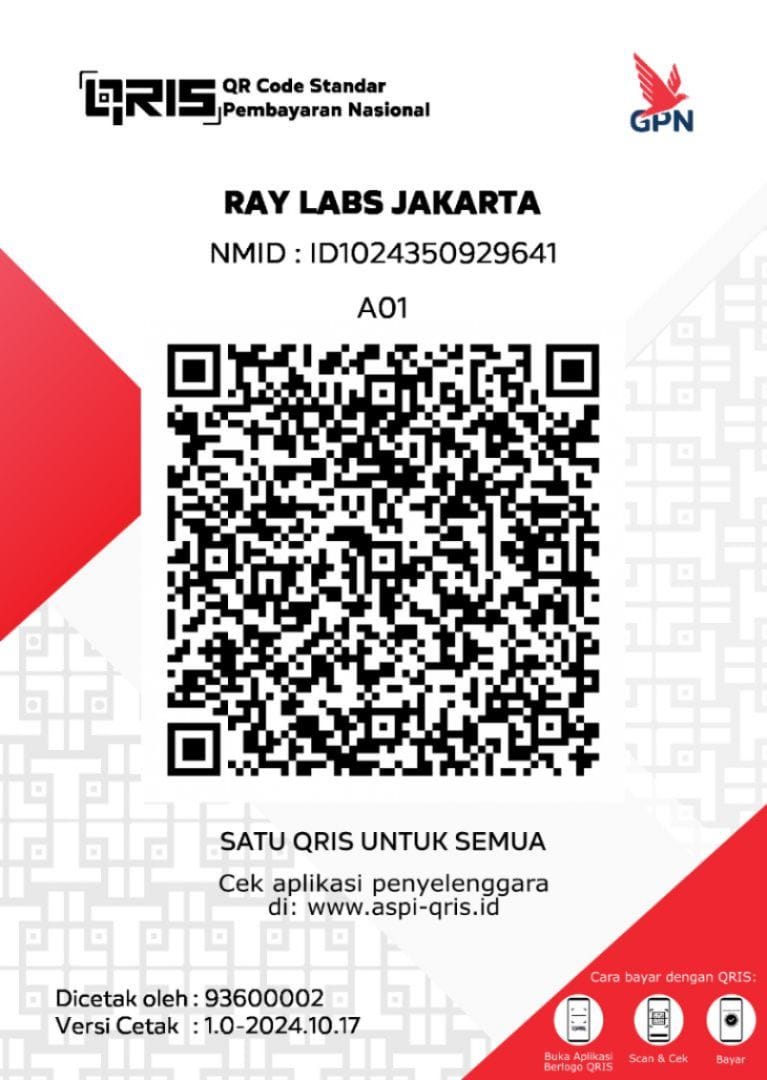 Official RayLabs QRIS